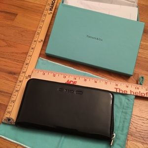 Tiffany & Co zip Continental 1837 wallet " New"
